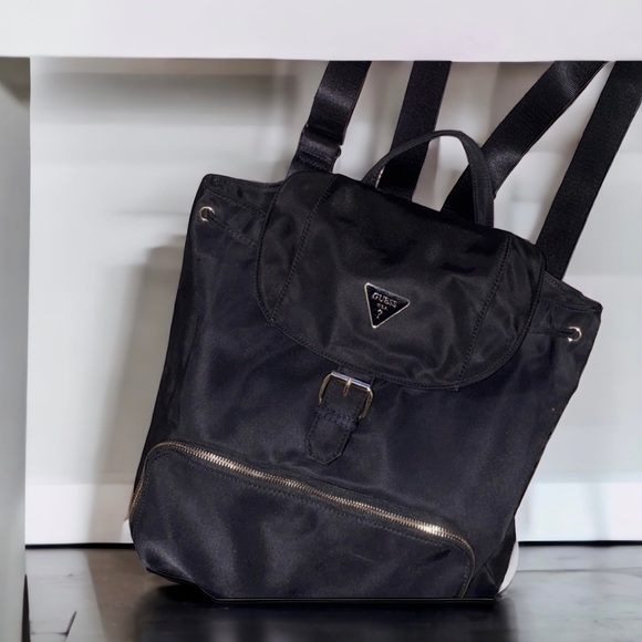 Guess Bags Guess Jaxi Smooth Nylon Womens Large Backpack Poshmark